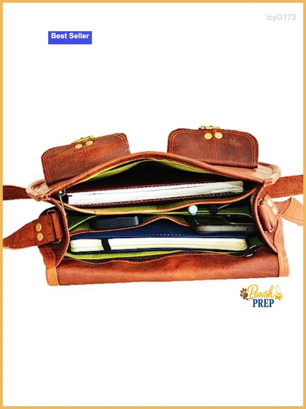 Genuine Leather Crossbody Bag Handmade Hobo Purse with Zipper
